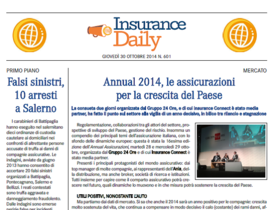 Insurance Daily n. 601 di giovedì 30 ottobre 2014