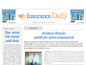 Insurance Daily n. 788 di lunedì 5 ottobre 2015