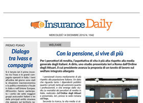 Insurance Daily n. 1042 di mercoledì 14 dicembre 2016