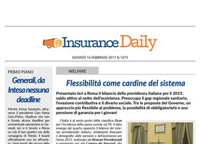 Insurance Daily n. 1073 di giovedì 16 febbraio 2017