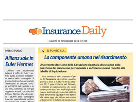 Insurance Daily n. 1239 di lunedì 27 novembre 2017