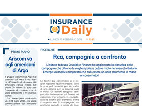 Insurance Daily n. 1282 di lunedì 19 febbraio 2018