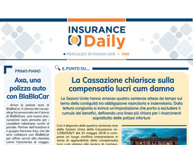 Insurance Daily n. 1350 di mercoledì 30 maggio 2018