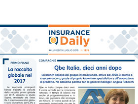 Insurance Daily n. 1378 di lunedì 9 luglio 2018