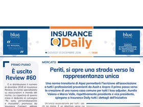 Insurance Daily n. 1458 di giovedì 13 dicembre 2018