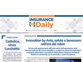 Insurance Daily n. 1490 di lunedì 18 febbraio 2019