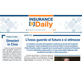 Insurance Daily n. 1569 di venerdì 21 giugno 2019