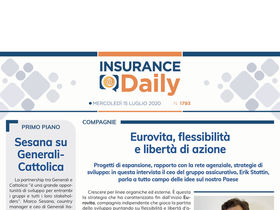 Insurance Daily n. 1793 di mercoledì 15 luglio 2020