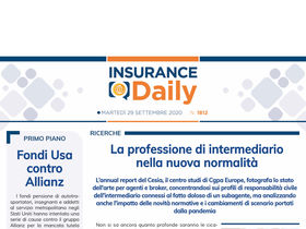 Insurance Daily n. 1812 di martedì 29 settembre 2020