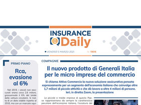 Insurance Daily n. 1906 di venerdì 5 marzo 2021