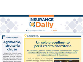 Insurance Daily n. 2026 di martedì 5 ottobre 2021