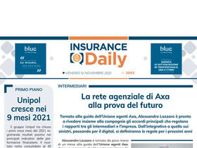 Insurance Daily n. 2053 di venerdì 12 novembre 2021