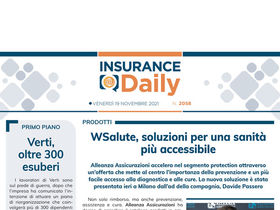 Insurance Daily n. 2058 di venerdì 19 novembre 2021