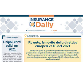 Insurance Daily n. 2099 di venerdì 11 febbraio 2022