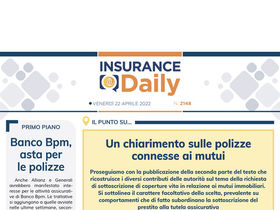 Insurance Daily n. 2148 di venerdì 22 aprile 2022