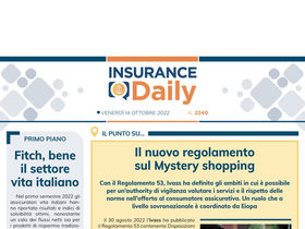 Insurance Daily n. 2240 di venerdì 14 ottobre 2022