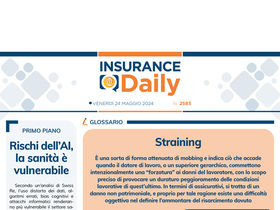 Insurance Daily n. 2583 di venerdì 24 maggio 2024