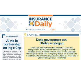 Insurance Daily n. 2662 di giovedì 24 ottobre 2024